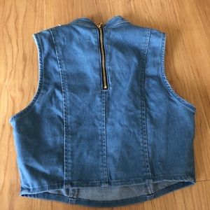 Guess Denim Crop Top